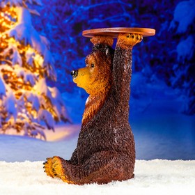 Садовая фигура "Медведь с полкой" большой 64см от Сима-ленд