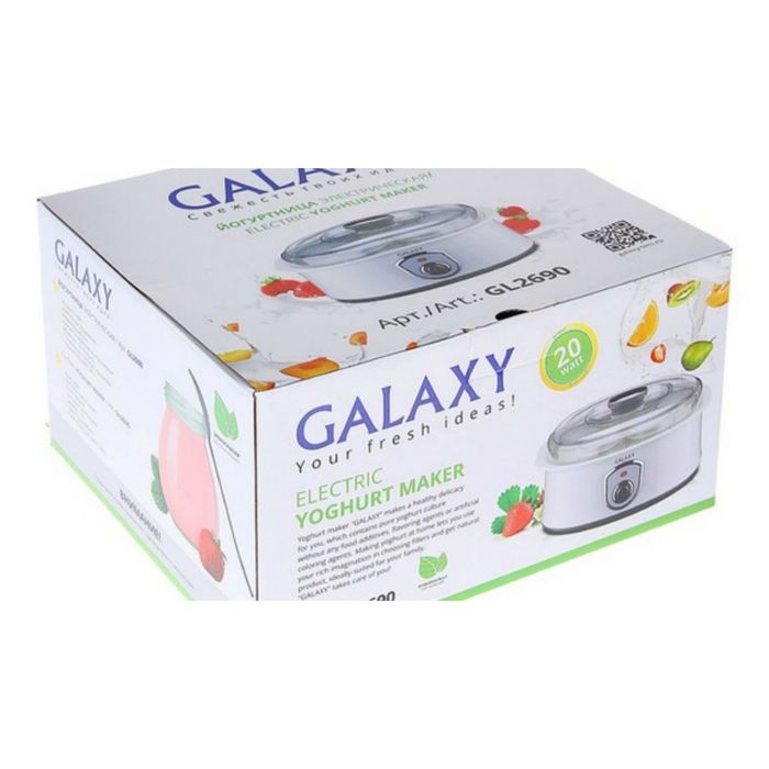 Йогуртница Galaxy GL 2690, 20 Вт, 7 баночек, 1.5 л Уценка дефект упаковки