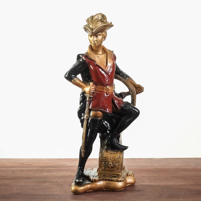 Фигура "Пират" бронза красный (все оттенки)17 × 22 × 48 см