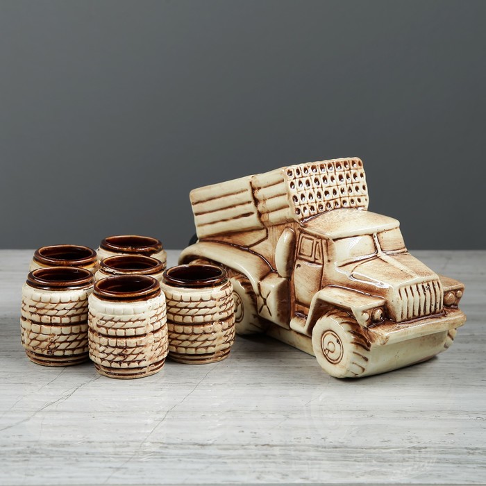 Коньячный набор "Град" 7 предметов 0,75л