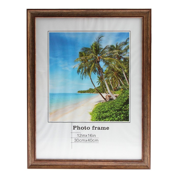 Фоторамка пластик 30х40 см "Эко-стиль"