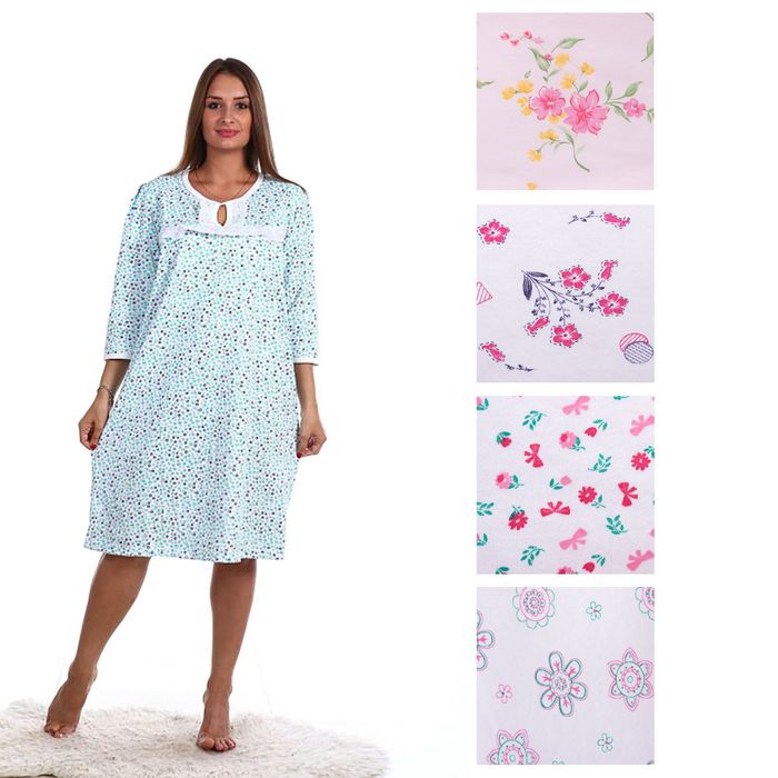 Сорочка женская НС44 цвет МИКС, р-р 50