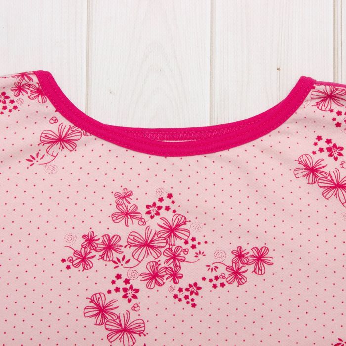 Пижама женская (футболка, бриджи) ПК168 цвет МИКС, р-р 52