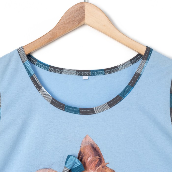 Пижама женская (майка, шорты) ПК222 цвет МИКС, р-р 56