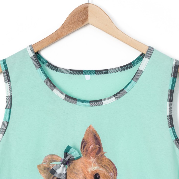 Пижама женская (майка, шорты) ПК222 цвет МИКС, р-р 56