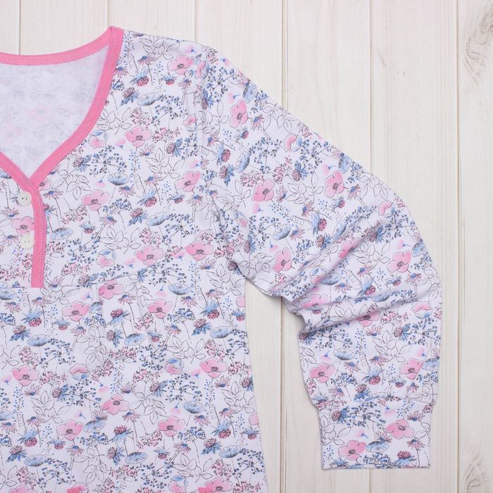 Пижама женская (джемпер, бриджи) ПК99 цвет МИКС, размер 48