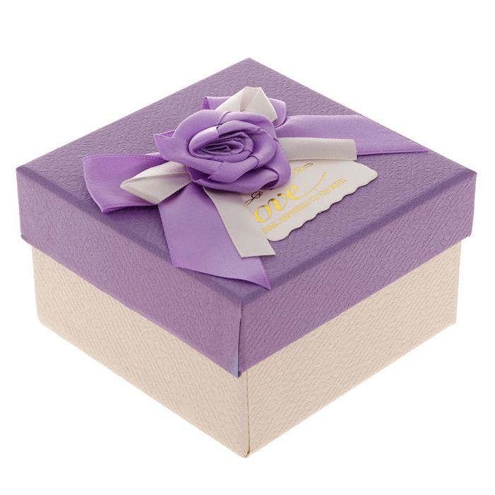 Коробка подарочная, 10 х 10 х 5,5 см