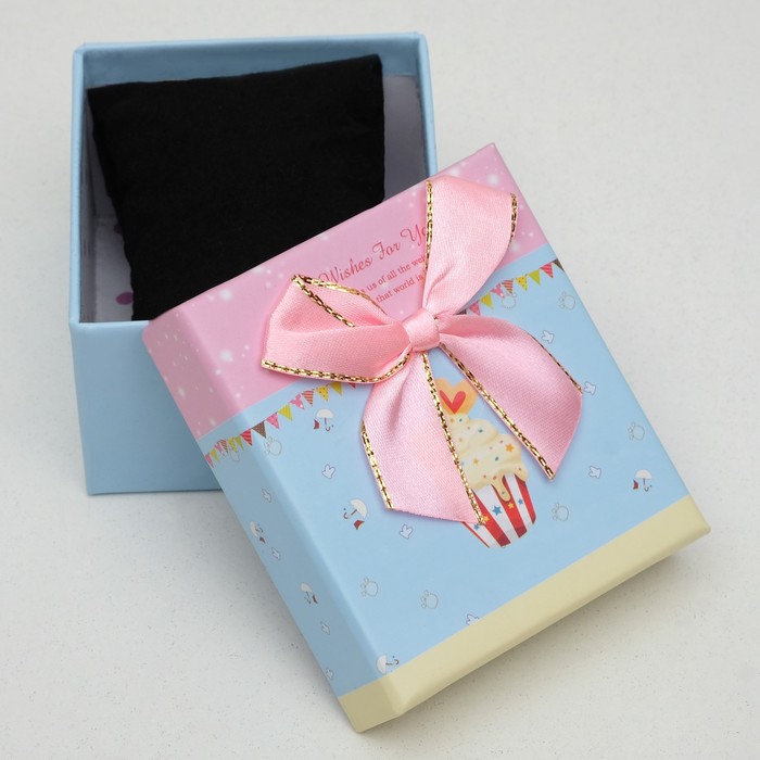 Коробка подарочная, 8 х 7,5 х 5 см