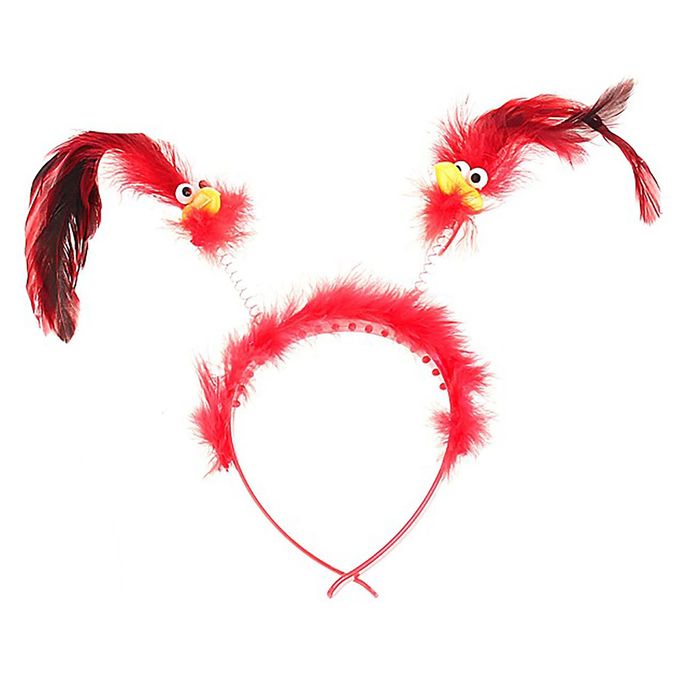 Ободок &quot;Птичка с пушком&quot;, цвета МИКС