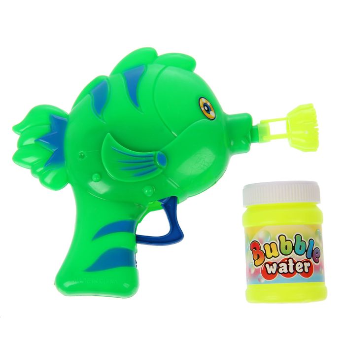 Мыльные пузыри "Рыбка", в наборе мыльный раствор, цвет МИКС