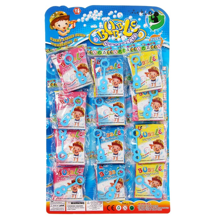 Мыльные пузыри в пакете , микс