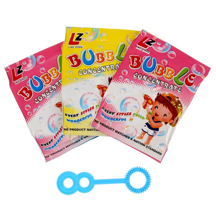 Мыльные пузыри в пакете , микс