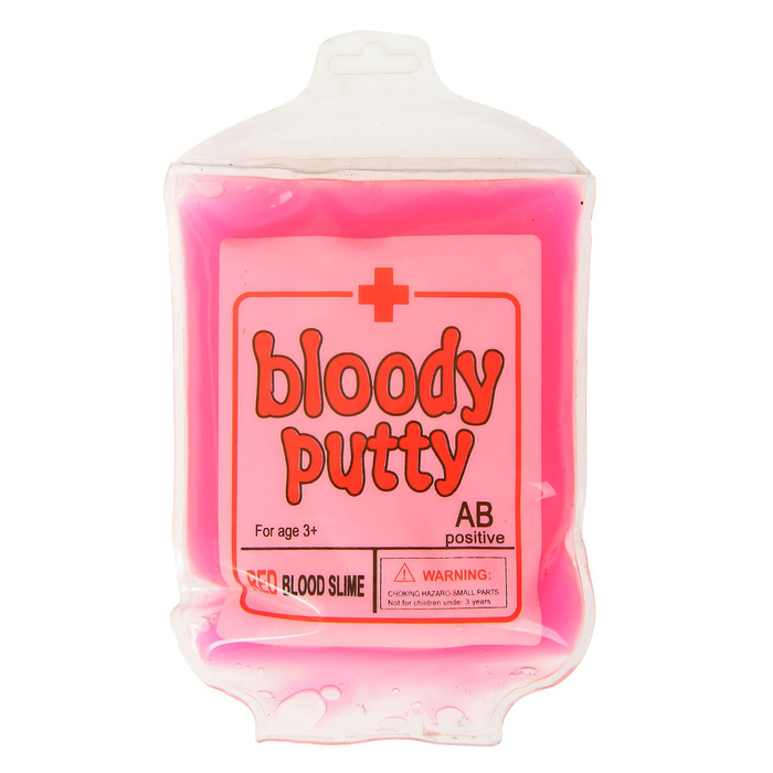 Лизун "Капельница", цвет розовый