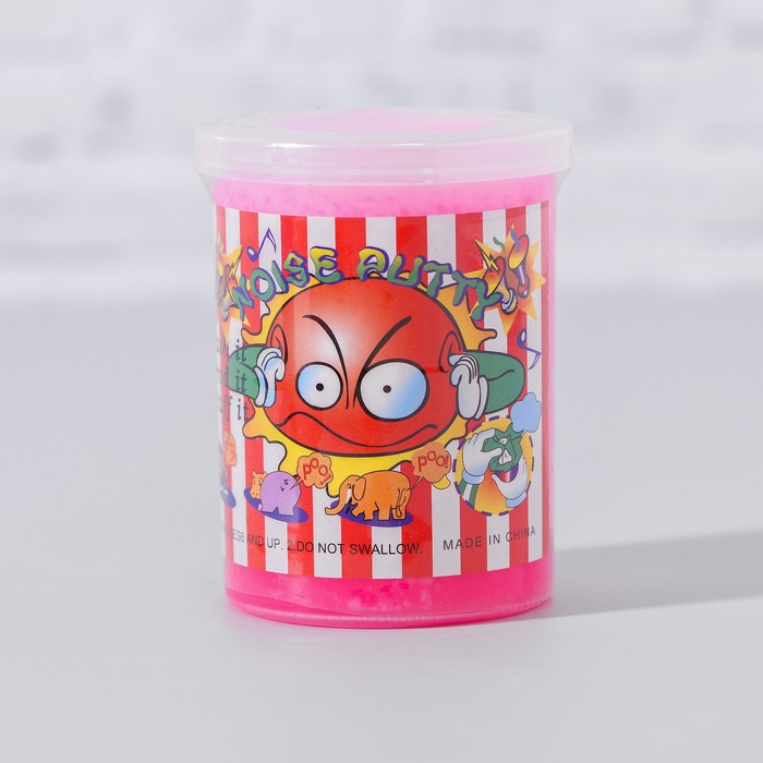 Лизун "Баночка" твёрдый, цвета МИКС