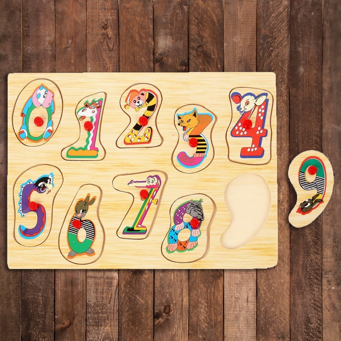 Рамка- вкладыш "Учим цифры"