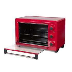 

Мини-печь Oursson MO2610/RD, 1500 Вт, 26 л, 4 режима, регулировка температуры, красная