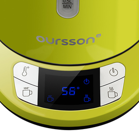 

Чайник электрический Oursson EK1775MD/GA, металл, 1.7 л, 2400 Вт, зелёный