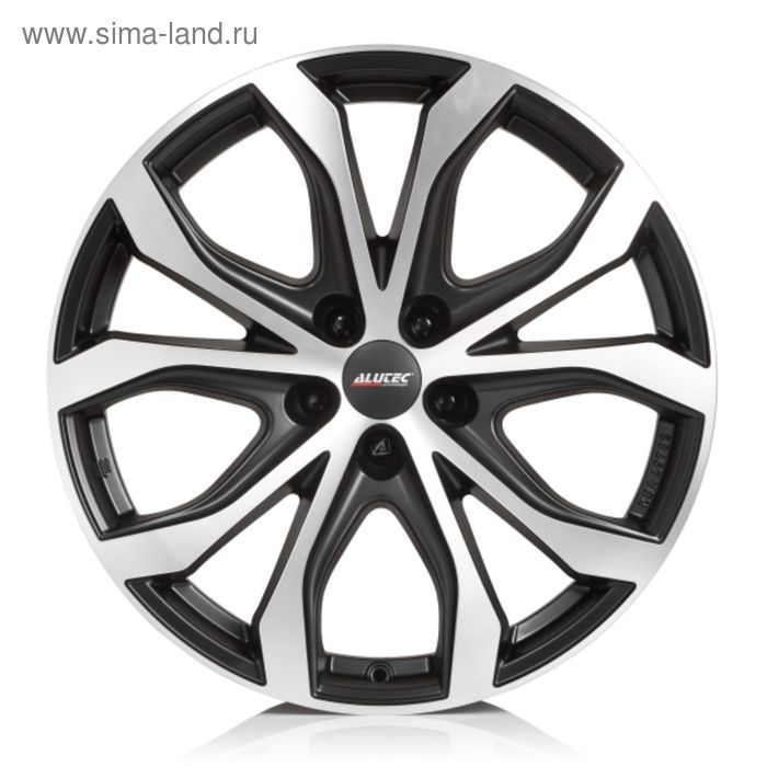 фото Диск литой alutec w10x 8,5x19 5x112 et28 d66,5 racing black front polished