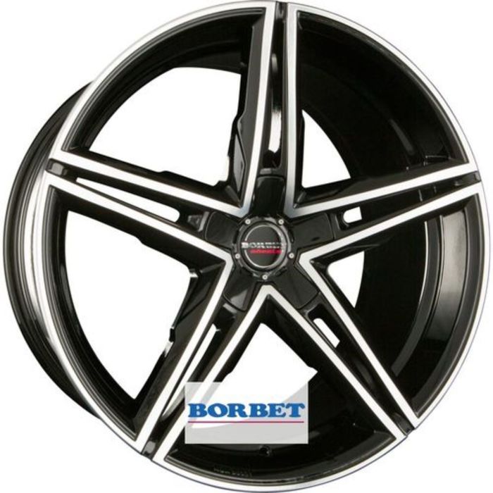 Диск Borbet XRS 8,5x19 5x112 ET48 d72,5 Black Polished Glossy (222355)