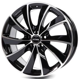 

Диск литой Rial Lugano 7,5x17 5x114,3 ET36 d70,1 Diamond Black Front Polished