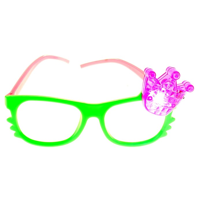 карнавал очки свет корона цвет микс