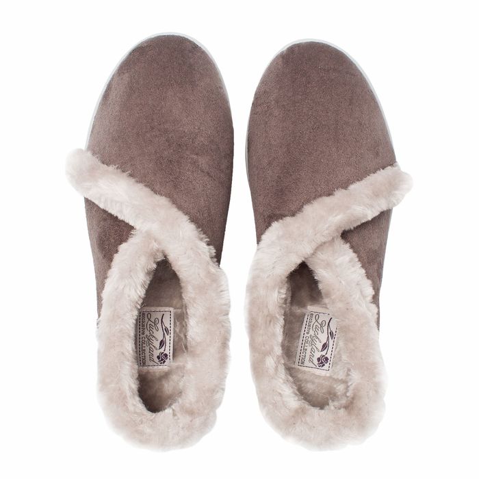 Тапочки женские арт. 2408 W-F-PVC, цвет серый, размер 39