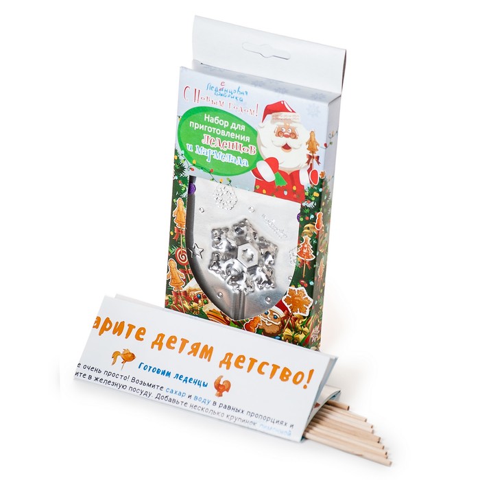 Набор для приготовления леденцов и мармелада "Снежинка", цвет МИКС