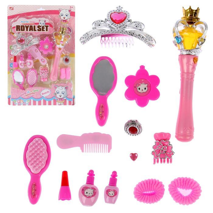 Набор аксессуаров для юной красотки с волшебной палочкой,  со световыми и звуковыми эфф