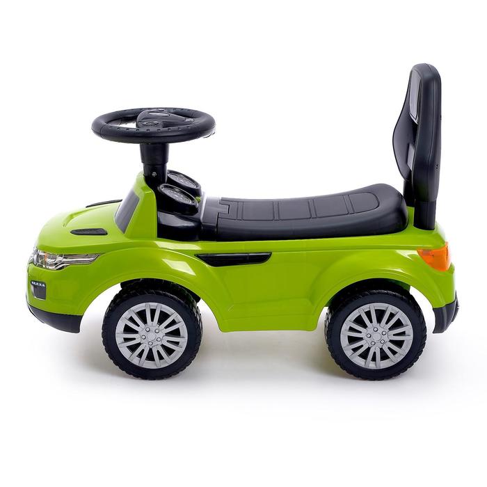 Толокар "Ровер", световые и звуковые эффекты, цвет зеленый