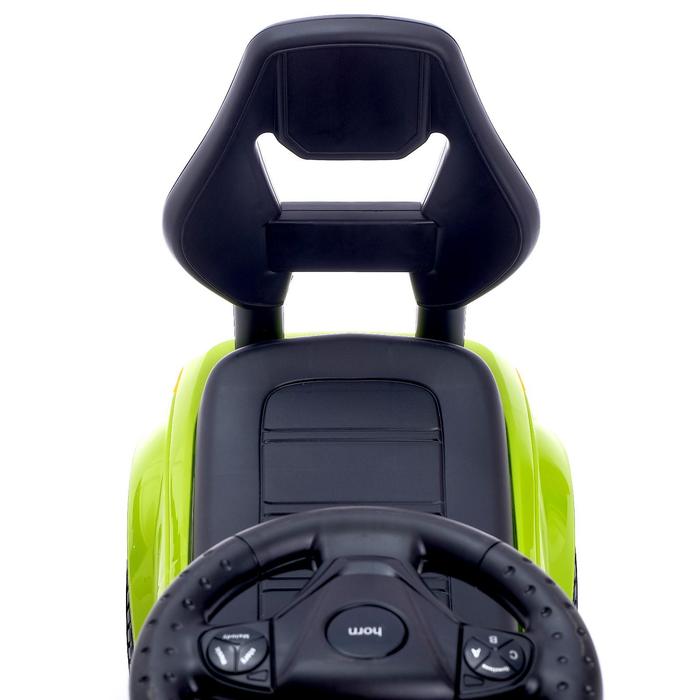 Толокар "Ровер", световые и звуковые эффекты, цвет зеленый