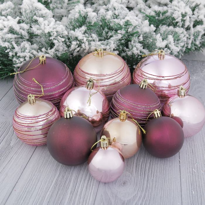 Набор шаров пластик "Великолепное ассорти" 36 шт