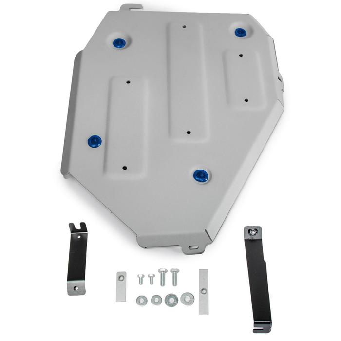 Защита топливного бака Rival для Kia Sorento Prime (V - 2.4; 2.2d; 3.3) 2015-2017, крепеж в комплекте, алюминий 4 мм