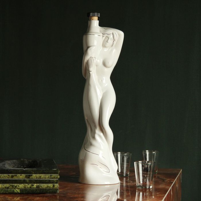 Штоф "Шарм" (Дева белая) с пробкой 1,0 л.