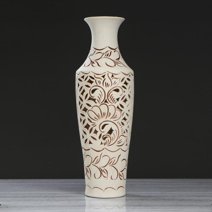 Ваза "Киевлянка" резка корич