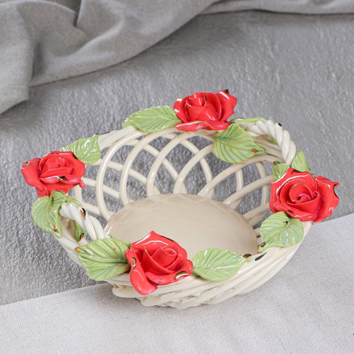 Конфетница "Корзинка", маленькая, микс