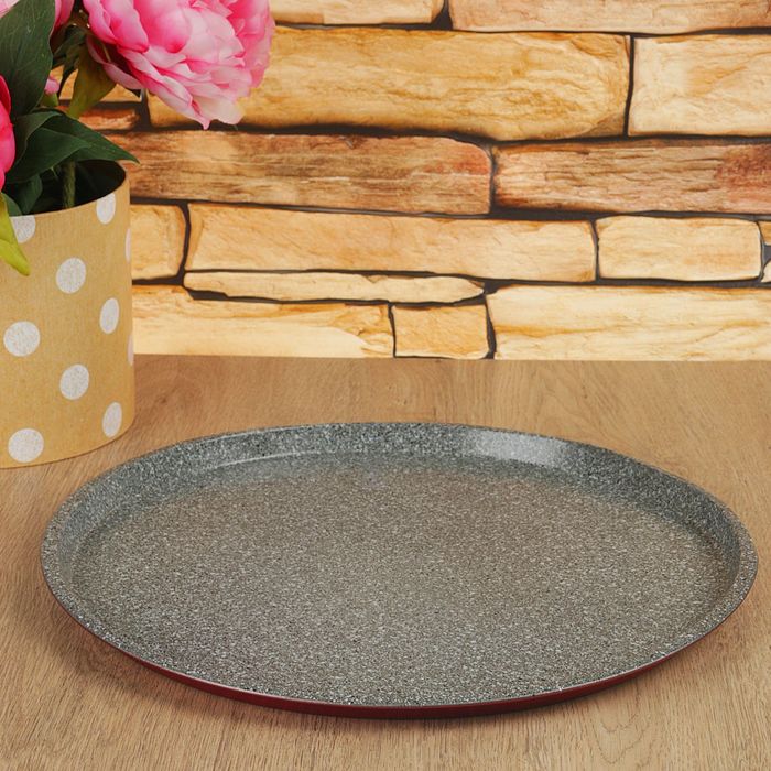 Форма для пиццы 33,5 см "Мрамор. Пицца", антипригарное покрытие