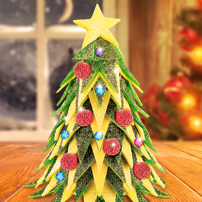 Набор для создания ёлочки из блестящей EVA № 2