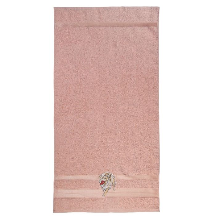 КМП TWO DOLPHINS в коробке 50x90,70х140 2 шт LITTLE PUPPY пудра, 420 гр/м2, хл.100%