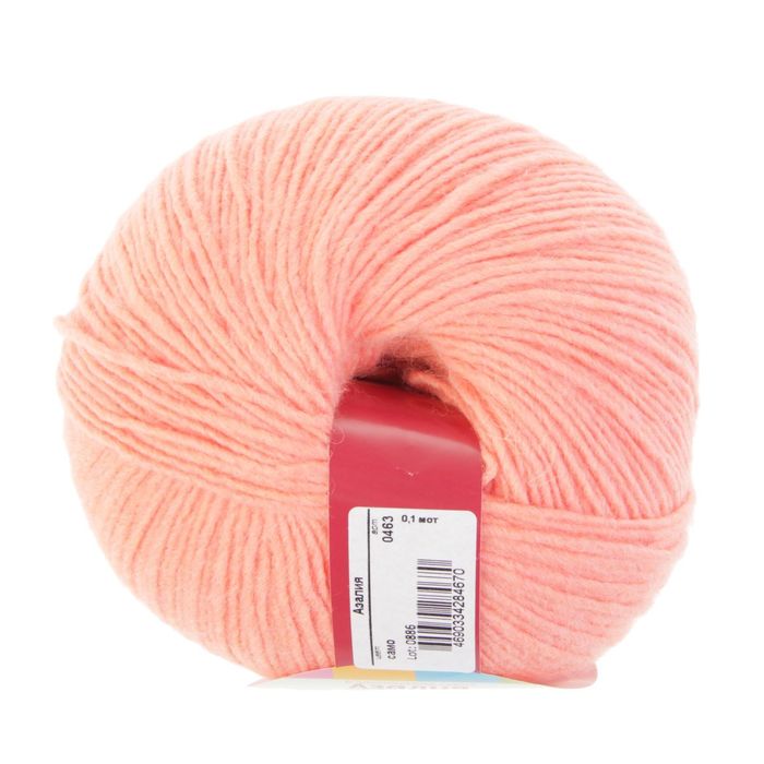 Пряжа "Азалия" 40% мериносовая шерсть, 60% акрил 270м/100гр (0463, само)