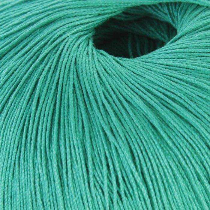 Пряжа "Астра" 100% мерсеризованный хлопок 610м/100гр (0754, зеленая бирюза)