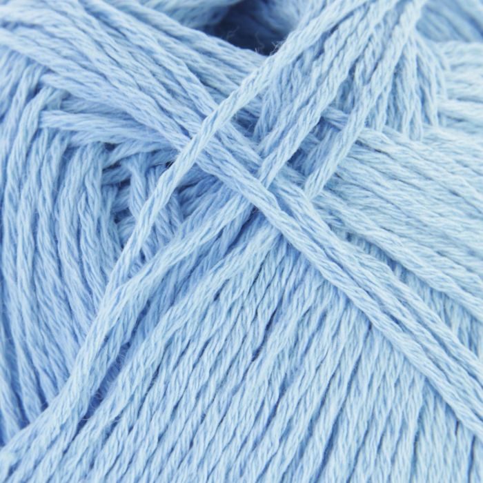 Пряжа "Жасмин" 100% хлопок 280м/100гр (1224, ярко-голубой)