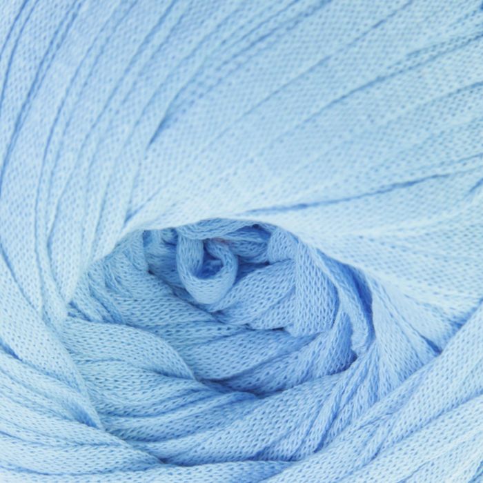 Пряжа "Итальянская" 100% хлопок 165м/200гр (1224, ярко-голубой)