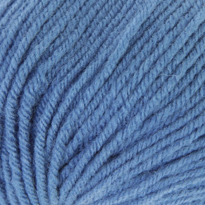 Пряжа "Кроха" 20% шерсть, 80% акрил 135м/50гр (3678, светло-джинс.)