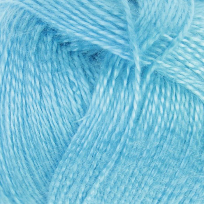 Пряжа "Шелковый блеск" 100% лиоцель(вискоза/эвкалипт) 400м/100гр (0474, голубая бирюза)