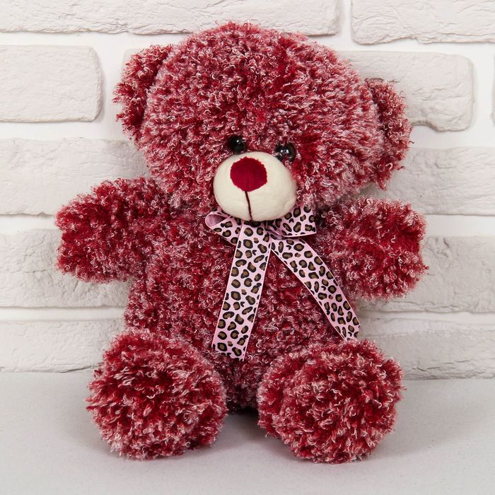 Мягкая игрушка "Медведь с бантом №2", МИКС, 29 см