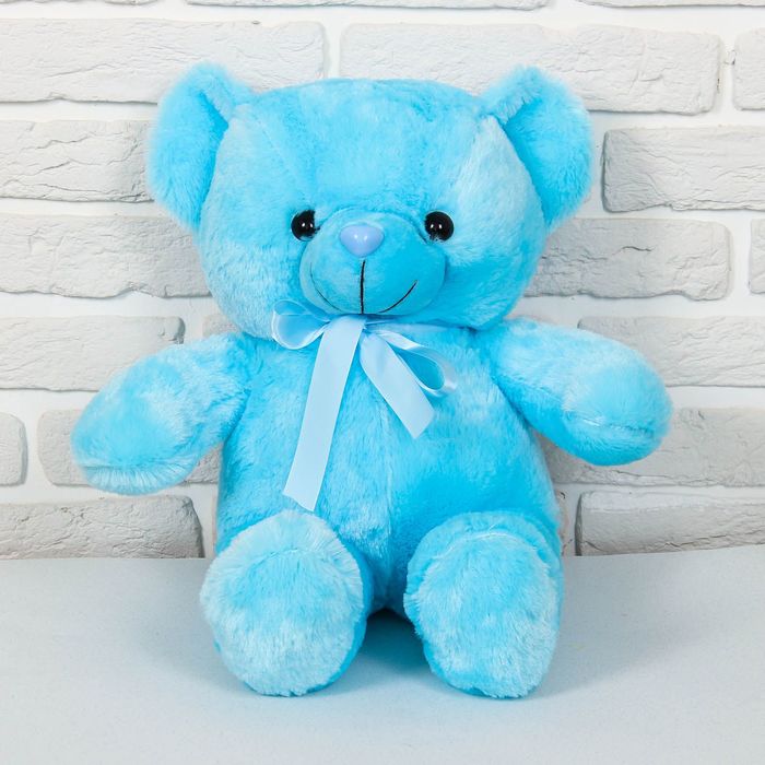 Мягкая игрушка "Медведь с атласным бантом", МИКС, 40 см