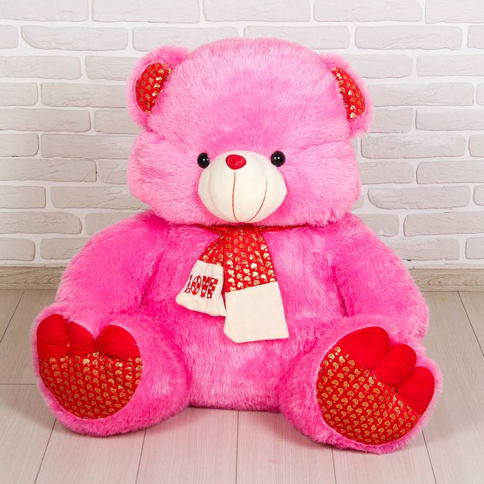 Мягкая игрушка "Медведь с шарфом №1" 85 см 938/428-M