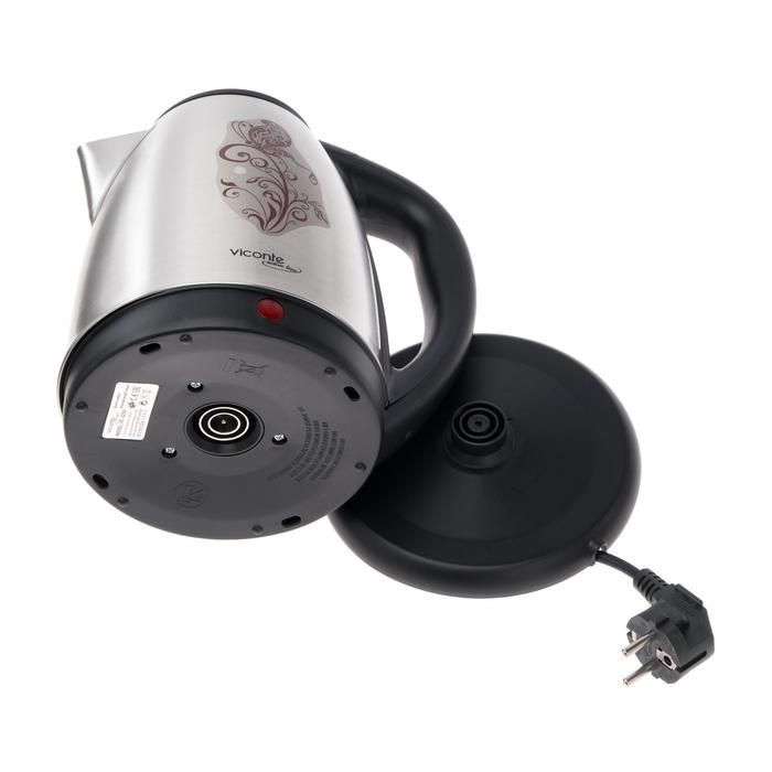 Чайник электрический Viconte VC-3259, 2000 Вт, 2 л, нержавеющая сталь