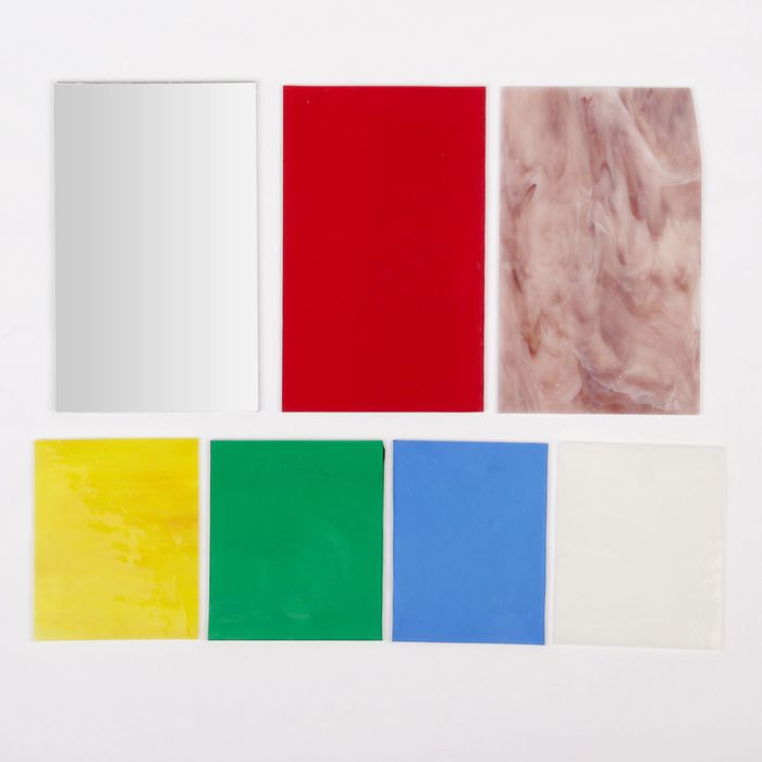 Набор витражного стекла № 4