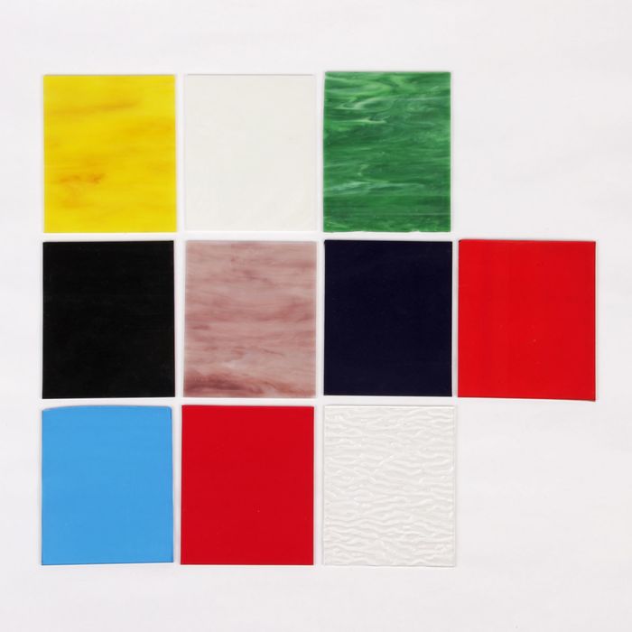 Набор витражного стекла № 8